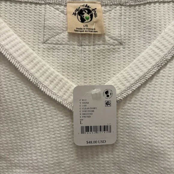Free People Care FP Manchester Long Sleeve NWT * - Picture 4 of 5